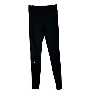 Under Armour Black ColdGear Fitted Athletic Leggings S